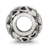 Sterling Silver Reflections CZ Letter B Bead